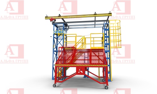 Учебно-тренировочные полигоны (комплексы) / 1 Серия УТП "АЛЬПИНИСТ" (БАЗОВЫЕ) Альпинист-01-03-4