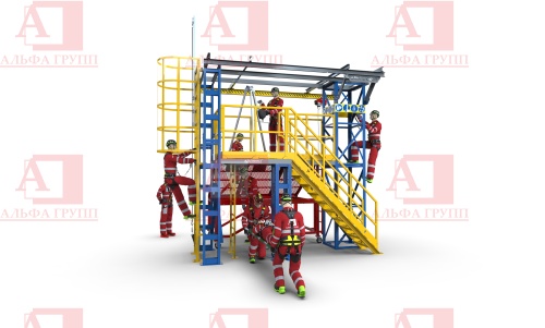 Учебно-тренировочные полигоны (комплексы) / 1 Серия УТП "АЛЬПИНИСТ" (БАЗОВЫЕ) Альпинист-01-03-4